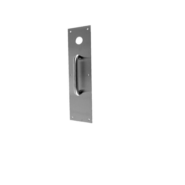 3-1/2" x 15" Push Plate with 15 Pull Cut for Cylinder
